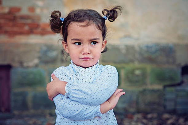 Angry little girl