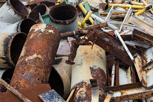 istock Steel tubes, iron pipes and bars. 601006696