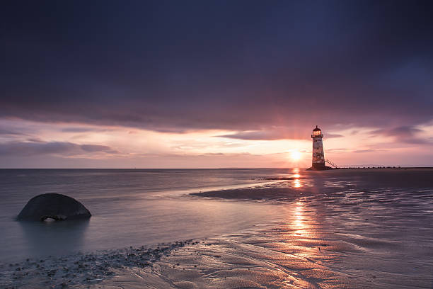 istock Talacre Lighthouse at sunrise in Wales 601006966