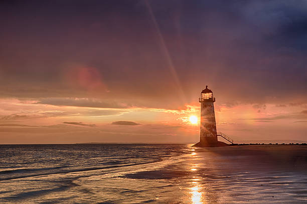 istock Talacre Lighthouse at sunrise in Wales 601009494