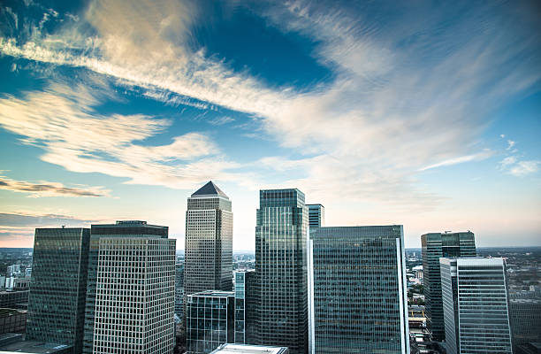 canary wharf skyline canary wharf skyline canary wharf photos stock pictures, royalty-free photos & images