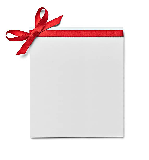 istock ribbon bow card note chirstmas celebration greeting 601014756