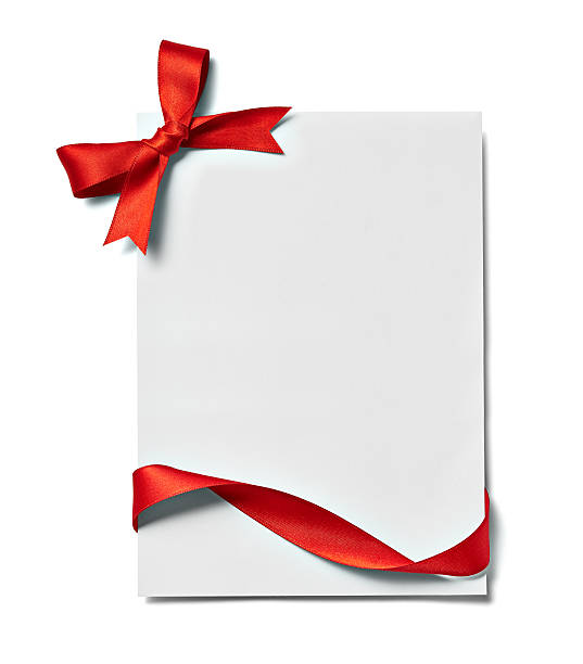 istock ribbon bow card note chirstmas celebration greeting 601015496