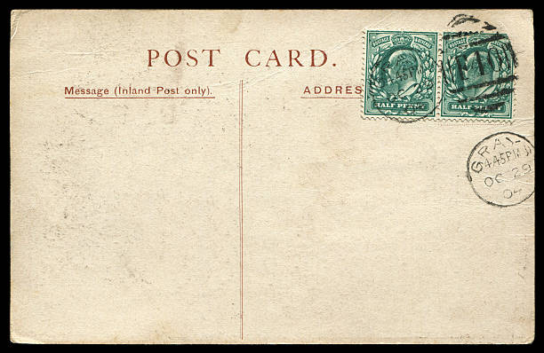 istock antique blank postcard from Gray, Britain in early 1900s 601015566