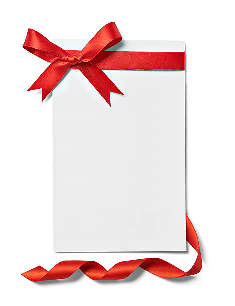 istock ribbon bow card note chirstmas celebration greeting 601015634
