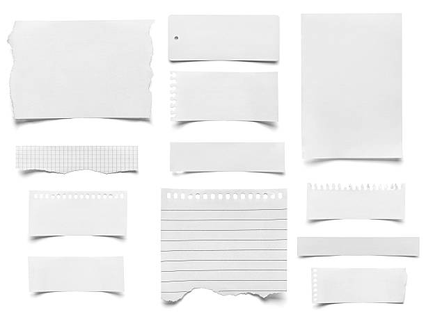 blocco note carta - lettera documento foto e immagini stock