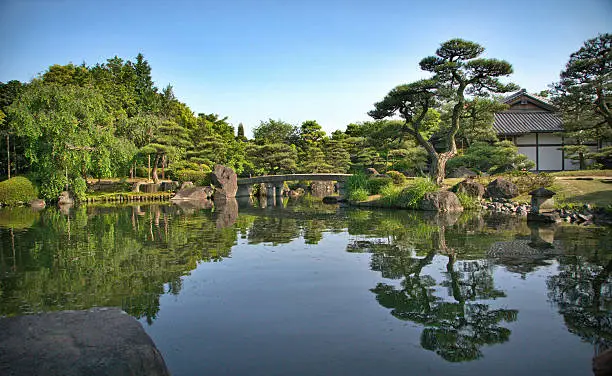 Kokoen Garden in Himeji (Japan)