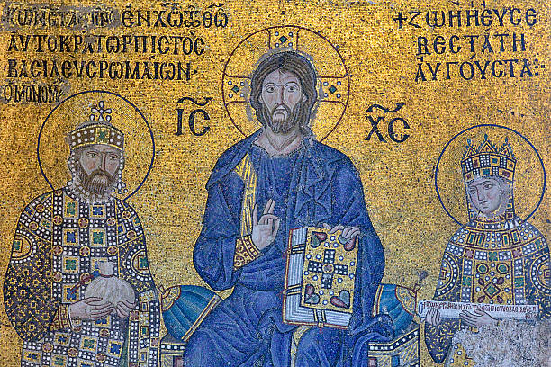 istock Jesus Christ at Hagia Sophia 601019420