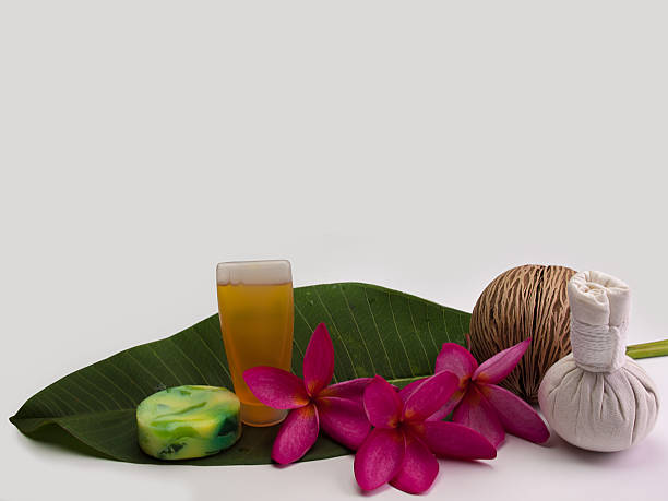 istock Beautiful composition of spa treatment 601020046