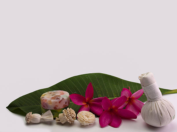 istock Beautiful composition of spa treatment 601020058