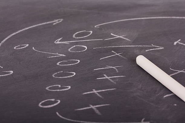 istock Close up of blackboard for coaching tactics 601020500