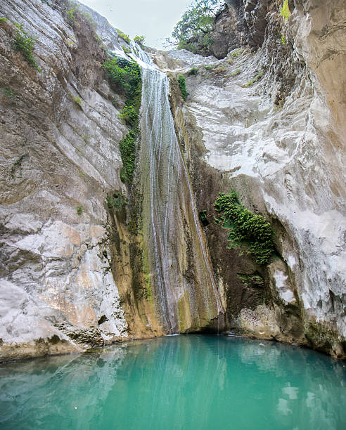 istock Waterfall in Nidri, Lefkada island, Greece 601025378