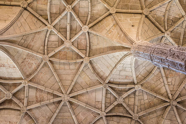 istock Ceiling of the Hieronymus monastery, a popular place for tourits 601026404