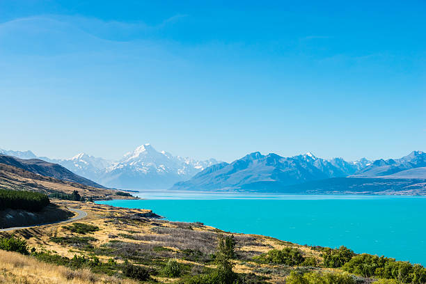 istock A lake with mountains in the distance 601030526