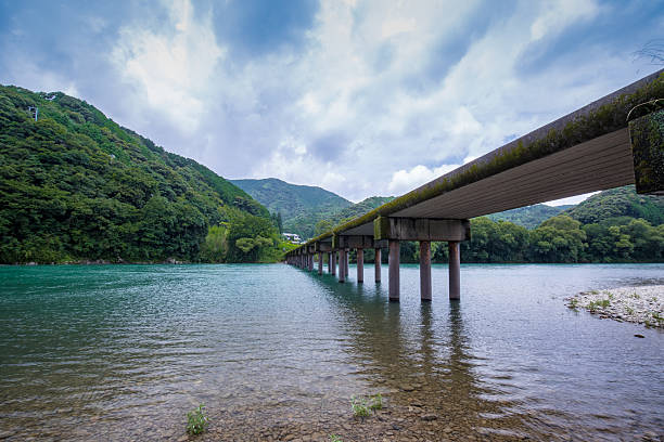 istock Katsuma Low Water Crossing (Kochi Prefecture Shimanto) in Japan 601033468
