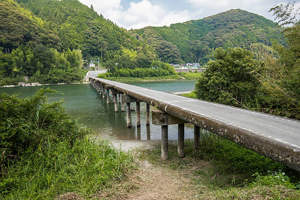 istock Nagoshiya Low Water Crossing (Kochi Prefecture) in Japan 601035610