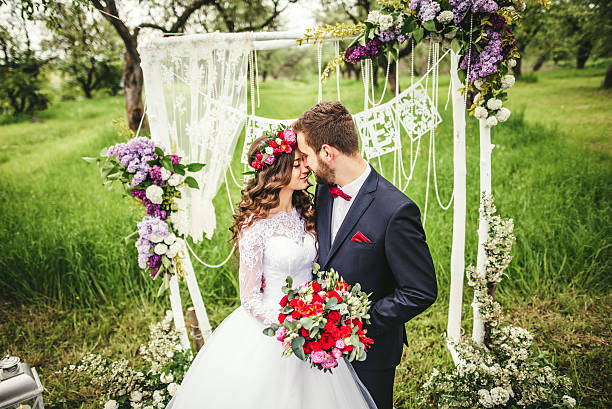 istock bride and groom outdoors 601108778