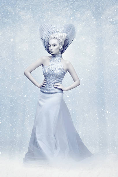 istock Portrait of winter queen 601113420