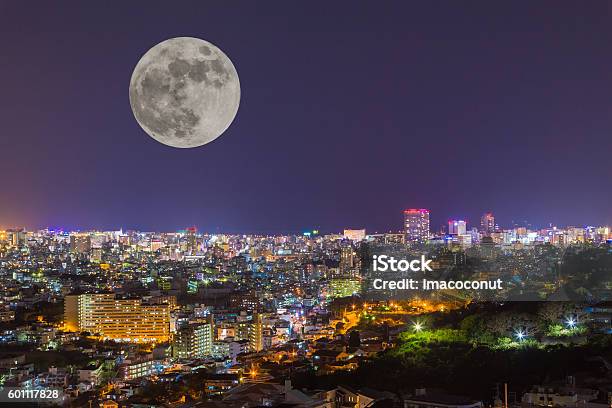 Night View Of Nahashi Okinawa Stock Photo - Download Image Now - Apartment, Autumn, City