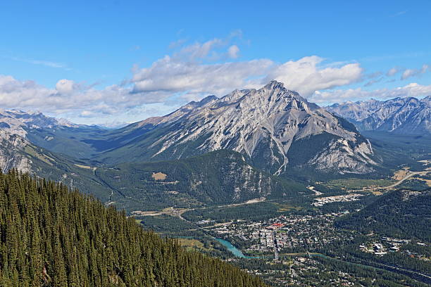 istock Cascade Mountain and Banff Town, Banff, Alberta, Canada. 601119160