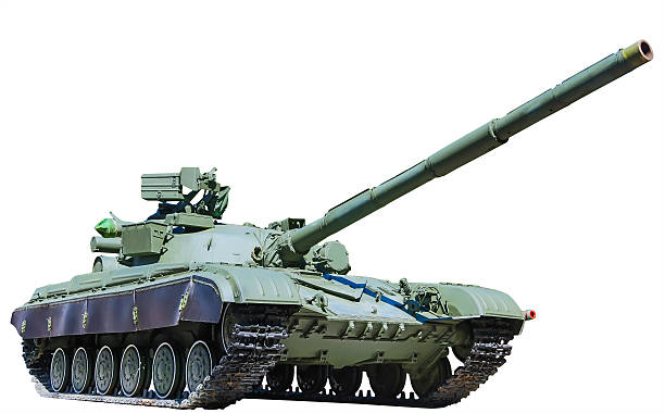 istock Russian military tank T-90. isolate on white background 601121702
