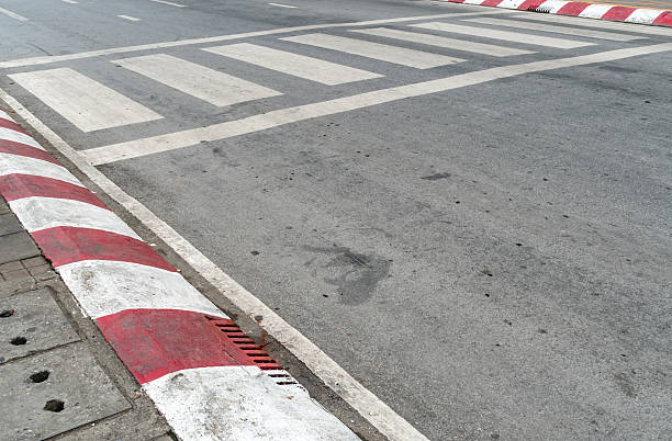 istock Crosswalk on asphalt road 601121998