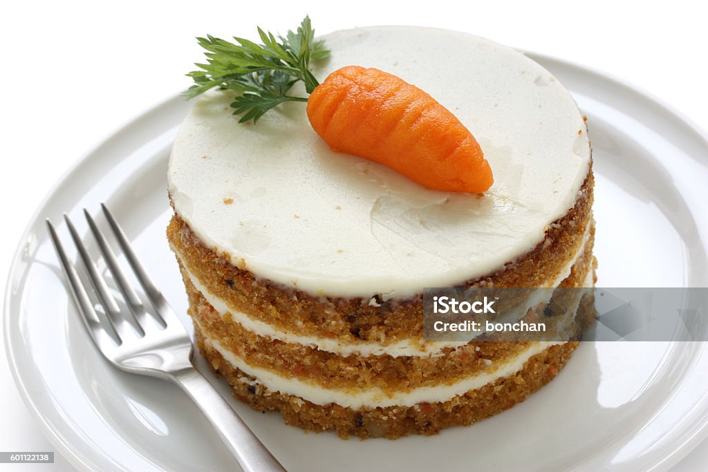 homemade carrot cake homemade carrot cake isolated on white background Backgrounds Stock Photo