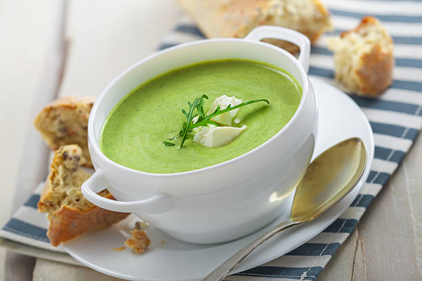 istock Bowl of cream soup 601122444