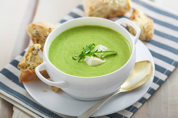 Bowl of cream soup