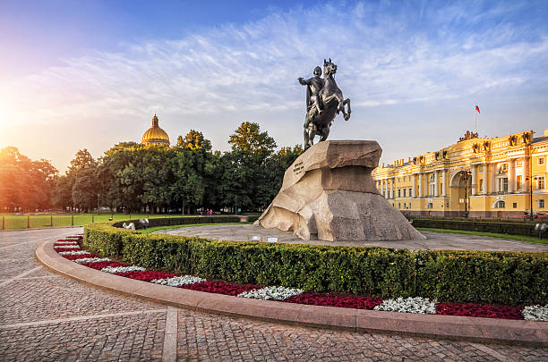istock Peter the Great on horseback 601122562