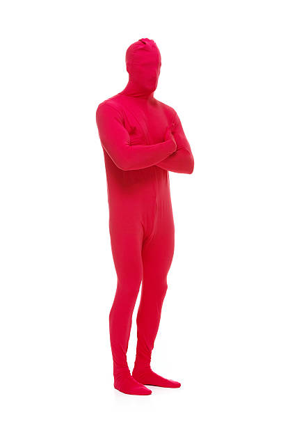 istock Man in halloween costume and standing 601129540