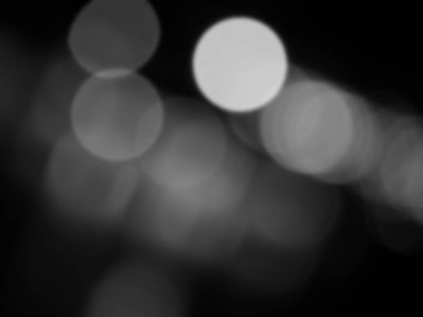 istock Abstract black and white bokeh and blurry background. 601130876