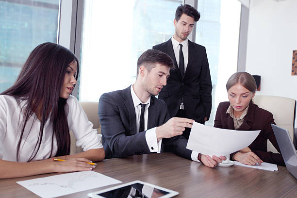istock Business people working together at a meeting 601132628