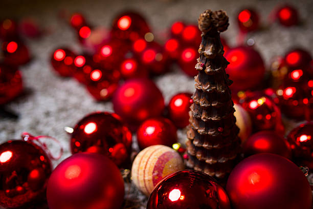 istock Christmas ornament background 601132660