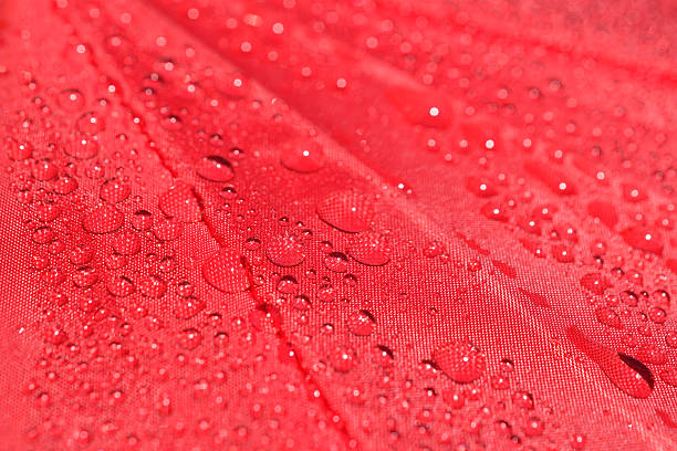 istock Red Umbrella in the Rain 601134286