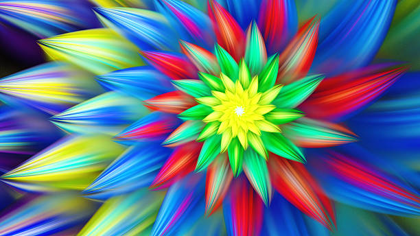 istock Exotic flower. Dance of flower petals. 601134532