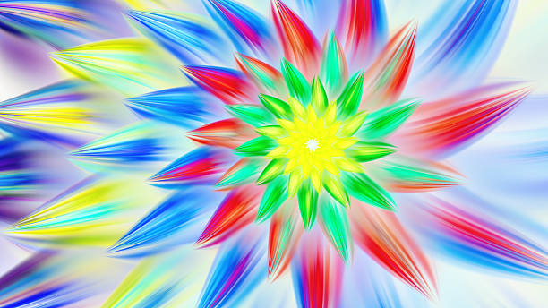 istock Exotic flower. Dance of flower petals. 601135362