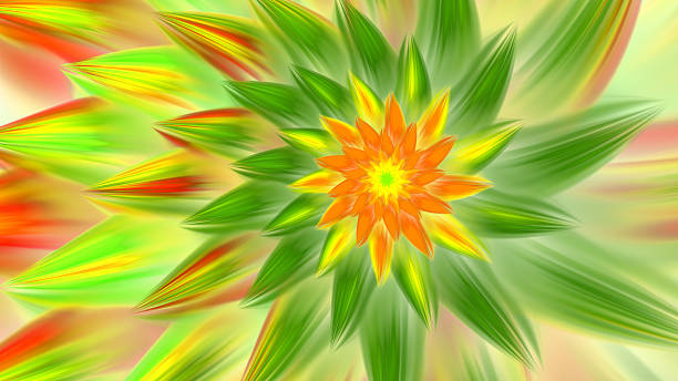 istock Exotic flower. Dance of flower petals. 601135432