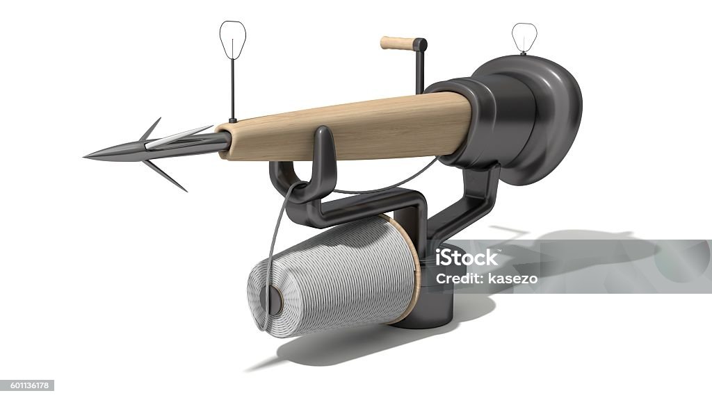 3d 작살 대포 디자인 기계공에 대한 스톡 사진 및 기타 이미지 - 기계공, 무기, 밧줄 - iStock