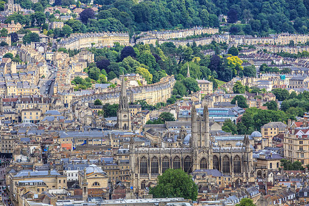 istock Bath City Panorama View 601138386