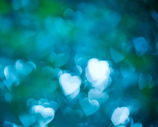 Photo of abstract heart background
