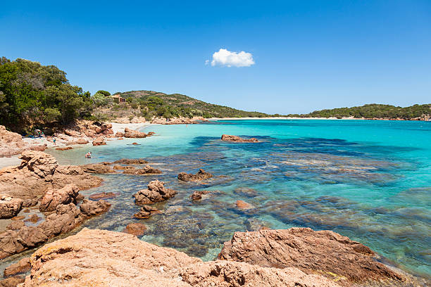 Rondinara beach in Corsica Island in France Rondinara beach in Corsica Island in France corsica photos stock pictures, royalty-free photos & images