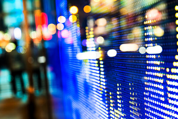 istock Stock market price display 601149364