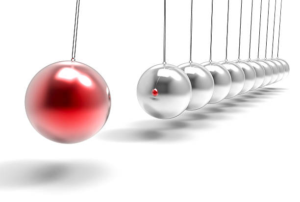 istock 3D Isolated Pendulum Balls Ilustration. Business Teamwork Concep 601152098