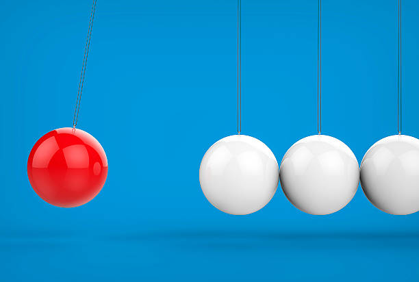 istock 3D Isolated Pendulum Balls Ilustration. Business Teamwork Concep 601152244