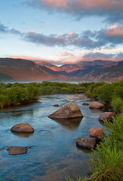 istock Mountain Sunrise at Rocky Mountain national Park 601153236
