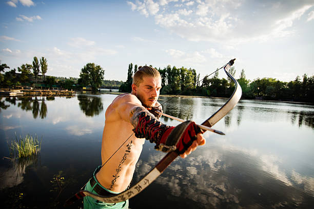 istock The arrows from the bow river 601153618
