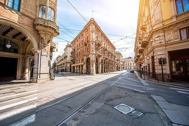 istock Turin city in Italy 601356890