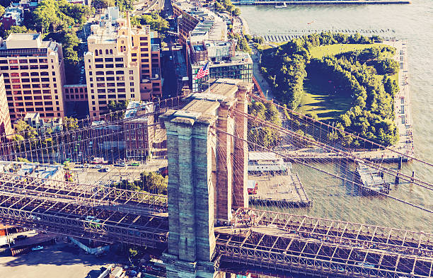 istock Brooklyn Bridge over the East River in New York 601357010