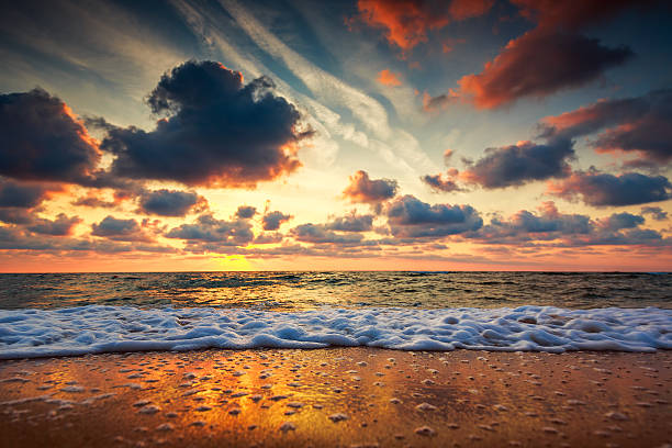 istock Beautiful cloudscape over the sea 601358702